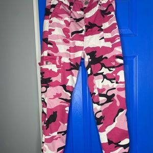 Pink Camo Joggers/ jeans